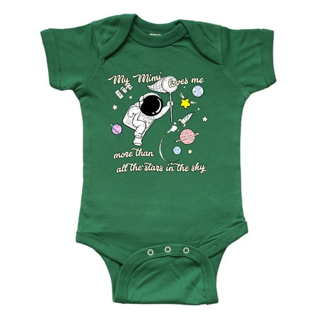 

Inktastic My Mimi Loves Me Gift Baby Boy or Baby Girl Bodysuit