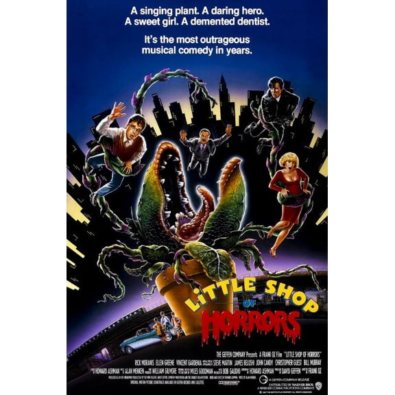 Little Shop Of Horrors Movie Poster 16in x 24in 16x24 Multi-Color Square Adults Poster Time