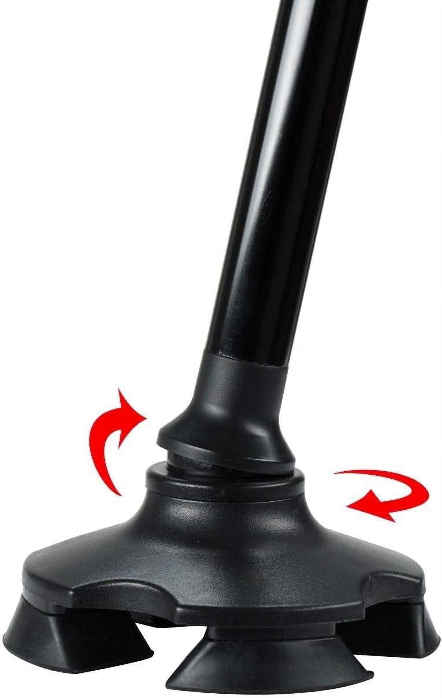 Shorter Cane | Adjustable from 27-32 inches | Self Standing | 4 Rubber Feet | LED Light | Hurry Before They are Gone | Great Walking Cane | As Seen On TV Cane | Foldable | Wrist Strap | Color is Black