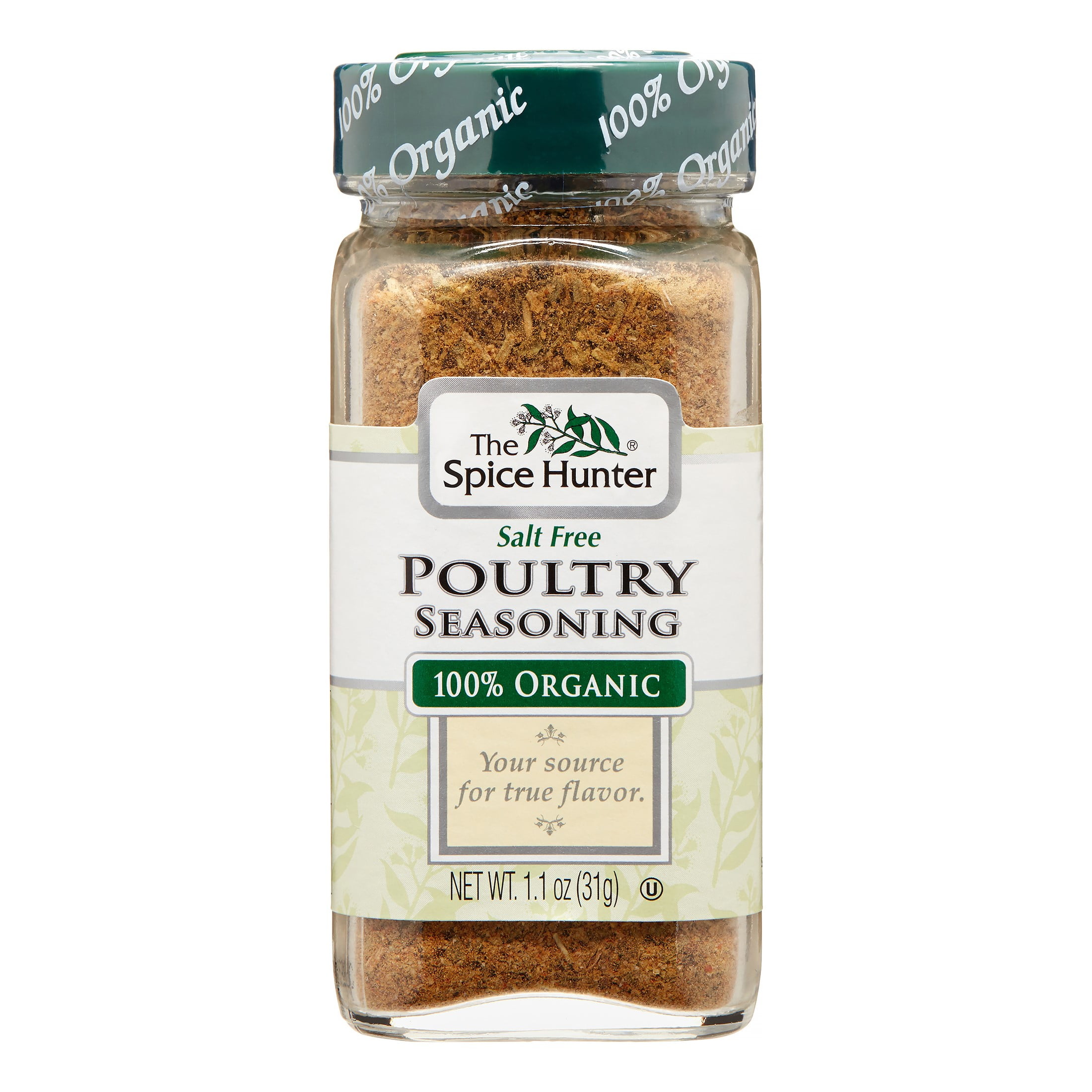 Spice Hunter Organic Poultry Seasoning, Salt Free, 1.1 Oz