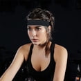 thumbnail image 3 of Running Headband Workout Sweatbands Adjustable Sports Headbands Headbands, 3 of 5