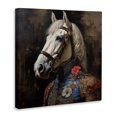 thumbnail image 4 of Stupell Industries Horse with Regal Clothing Animals & Insects Painting Gallery Wrapped Canvas Art Print Wall Art, 36 x 36, 4 of 8