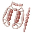 thumbnail image 4 of 2 rodillos masajeadores de relajación muscular de fascia con abrazaderas circulares para piernas y muslos Rosa, 4 of 8