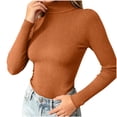 thumbnail image 7 of Drovellove Women's Turtleneck Sweater - Slim Fit Knit Pullover, Cozy Base Layer for Winter Casual or Office Looks, 7 of 7