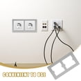 thumbnail image 3 of ETHZZLE Home Grey Light Switch Cover Plate Decorative Wall Plate with Concealed Box Pad, 3 of 7