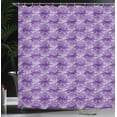 thumbnail image 4 of Ambesonne Magic Moon Shower Curtain, Monochrome Esoteric Art, 69"Wx84"L, Quartz White, 4 of 5