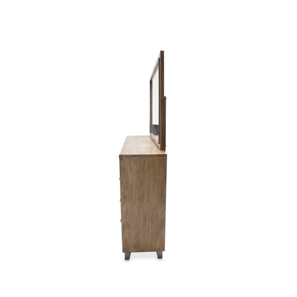 Michael Amini Del Mar Sound Dresser with Mirror in Boardwalk Brown - Walmart  Business Supplies