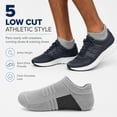 thumbnail image 5 of Men’s 5-Pack Cushioned Athletic Grey Crew Socks – Breathable, Moisture-Wicking, Anti-Odor & Durable Sport Socks for Running, Hiking, Training, 5 of 9