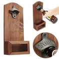thumbnail image 3 of CNKOO 1PC Antique Wall Mounted Bottle Opener & Cap Container Cap Opener Bar Kitchen Tool Beer Opener, 3 of 10