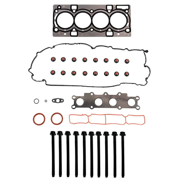 DNJ HGB4314 Cylinder Head Gasket set with Head Bolt Kit Fits Cars & Trucks 13-19 Ford 1.6L DOHC