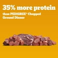 thumbnail image 3 of Pedigree High Protein Beef & Bison Flavor Adult Soft Wet Dog Food, (12) 13.2 oz Cans, 3 of 11