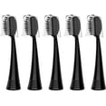 thumbnail image 1 of shiyou-Replacement Toothbrush Heads with Covers for Burst (5 Count, Black), 1 of 4