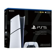 PlayStation 5 Digital Edition + PlayStation 5 DualSense Wireless Controller Starlight Blue - Includes PS5 Console & DualSense Controller - 16GB RAM - 825GB SSD - Custom Integrated I/O - Up to 120fp...