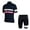 Black, variant on Men's Cycling Men's And Women's Couple Models Short Sleeved Cycling Road Bike Cycling Backpacking Suit