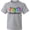 AC-Heather Grey, variant on Inktastic Merry Christmas Rainbow Holiday Lights Youth T-Shirt