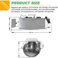 thumbnail image 3 of Upgraded DC97-14486A DC97-14486D Dryer Heating Element Assembly & DC47-00016A Dryer Thermal Fuse Kit, 3 of 6