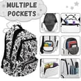 thumbnail image 7 of FKELYI Black Leaf Raven Print 17 Inch School Bookbag for Kids Backpack Spacious Schoolbag for Elementary Student Casual Daypack with Multi-Pockets Travel Knapsack for Boys, 7 of 7