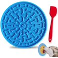 thumbnail image 1 of Alfombrilla para lamer para perros, Alfombrilla para lamer para perros Almohadilla para lamer Alfombrilla para lamer Comedero lento con espátula para perros y gatos, Almohadilla de aseo para bañar Ent Afortunado Sencillez, 1 of 4