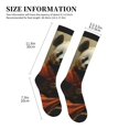 thumbnail image 2 of Lsque Jungle Meditating Panda Pattern Sport Compression Socks for Men & Women 15-20 mmHg Knee High Nurse Pregnant Running Medical and Travel Athletic, 2 of 6