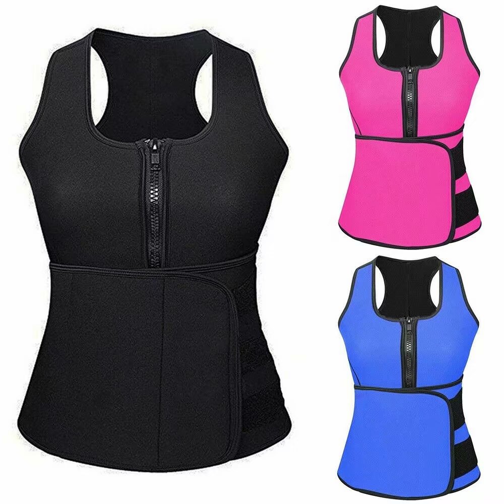 Neoprene Sweat Vest for Women, Waist Trainer Corset Slimming Body ...