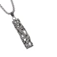 thumbnail image 4 of Jiyike Vintage Cylinder Charm Neck Chain Hip-pop Gothic Sweater Chain Pendant Necklace for Men, 4 of 10