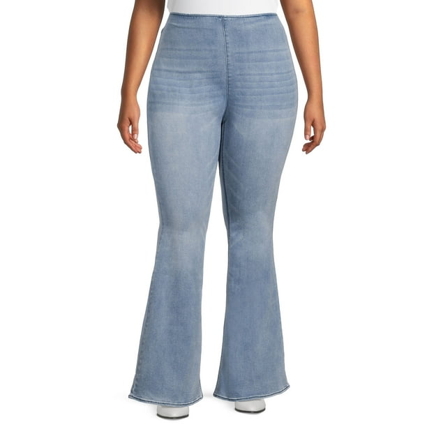 no boundaries juniors pull on flare jeans