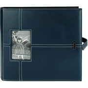 All My Memories Urban Postbound Album 12''X12'', Navy Blue