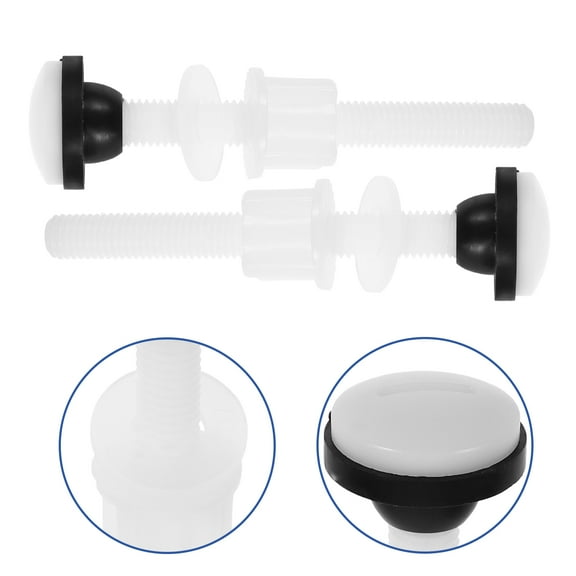 HOMEMAXS Toilet Tank Bolts and Washers Toilet Bolts 10.00X2.50X2.50CM