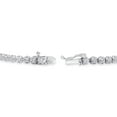thumbnail image 2 of 1 Carat Diamond Tennis Bracelet for Women in 10k White Gold with Secure Double Clasp Brilliant Cut by Beverly Hills Jewelers, 2 of 6