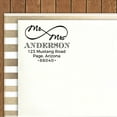 thumbnail image 4 of Printtoo Black Address Personalized Self Inking Address Heavy Duty Stamp Custom Rubber Stamper-50 mm Diameter, 4 of 6