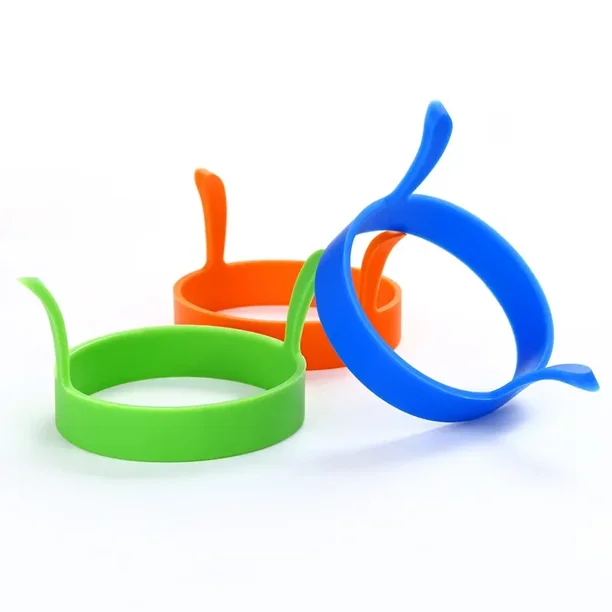 Molde redondo de silicona para huevos fritos, herramientas para el hogar, dispositivos duraderos, accesorios de cocina, accesorios para el hogar