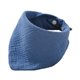 thumbnail image 2 of Babero unisex para bebé, cómodo, suave y delicado con la piel, tipo bandana triangular. Azul, 2 of 9