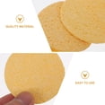 thumbnail image 2 of 50 piezas de esponja para soldar, herramienta para limpiar puntas de soldador, esponjas cosméticas redondas amarillas, respetuosas con el medio ambiente, 2 of 6