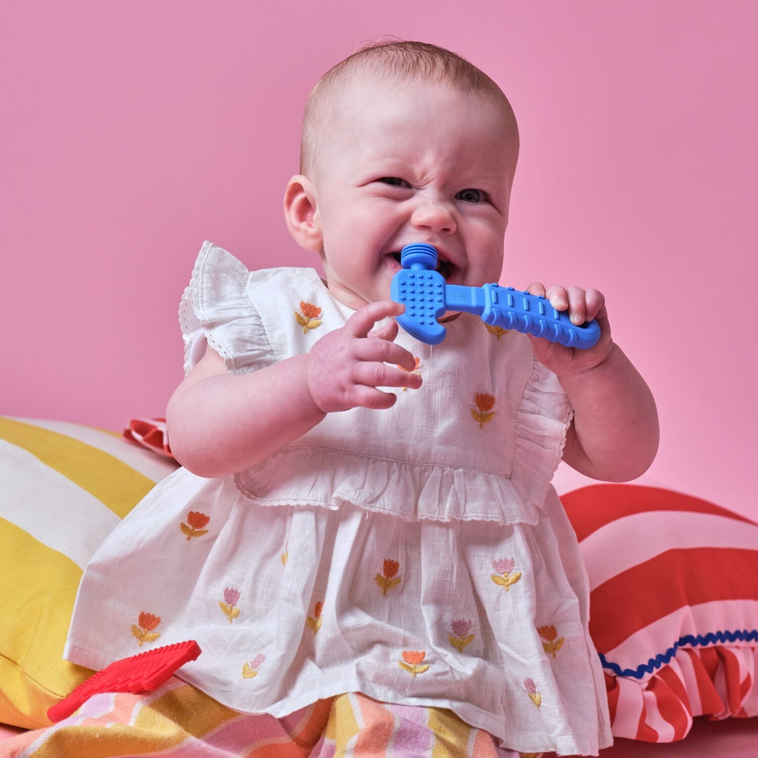 Nuby Silicone Tool Teether Toys for Infants Multipack, 3 Count
