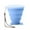 Blue, variant on SMihono Kitchen Organizers and Storage New Collapsible Travel Cup Silicone Folding Water Cups With Lids Reusable Kitchen Gadgets Must Have 2023