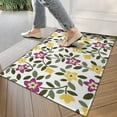thumbnail image 4 of Pioneer Flower Floral Print Pattern Door Rugs,Washable Non Slip Door Mats Indoor,Decorative Door Mats,Entry Mat Indoor for Entrance,Bedroom,Kitchen,Bathroom,17"x30", 4 of 6
