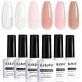 thumbnail image 1 of Set de esmaltes de uñas en gel RARJSM Nude Rubber Base, 6 colores, 7,5 ml, 1 of 7