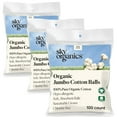 thumbnail image 1 of Bolas de algodón Sky Organics Organic Jumbo de 300 quilates para piel sensible, 1 of 6