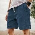 thumbnail image 2 of Men's Casual Shorts Summer Wear for Men Running Short Athletic Fit Shorts Men Band Size Mens Button Mens Mesh Boy 10 8 Floral Men's Casual For Everyday Wear Lightweight Navy 2XL, 2 of 4