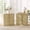 Natural, variant on Vertical Stripe 3-Drawer Nightstand Set of 2,Vintage Retro End Table Coffee Table for Bedroom, Living Room, Home Office,Natural