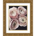 thumbnail image 1 of Kiss, Beatrice 15x18 Gold Ornate Wood Framed with Double Matting Museum Art Print Titled - Rose Blooms, 1 of 4
