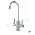 thumbnail image 3 of Ready Hot Instant Hot Water Dispenser System, 1300W Tank with Brushed Nickel Hot and Cold Faucet 41-RH-200-F560-BN, 3 of 8
