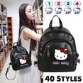 thumbnail image 2 of Mochila De Hello Kitty Bolsa Escolar Para Mujer Viaje Papelería Para Estudiantes, 2 of 4
