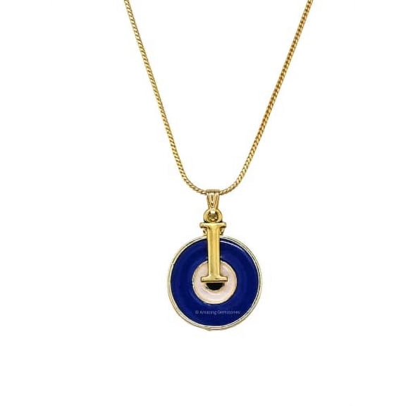 Evil Eye Initial Necklaces for Women (I Necklace Initial)