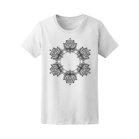 Amazing Lotus Flower Mandala Tee Women's -Image by Shutterstock