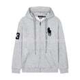 thumbnail image 4 of Nueva llegada otoño/invierno sudadera de hombre cárdigan de manga larga casual con capucha ropa de hombre etiqueta original RL, 4 of 5