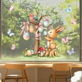 thumbnail image 5 of Cinvoph Easter Window Clings Stickers Cute Bunny Tree Eggs Decals Easter Decorations Indoor Holiday Cute Wall Decals for Party 24"x12", 5 of 9