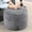 Grey, variant on Round Stuffed Pouf Ottoman,Corduroy Foot Rest with Rebound Foam Filled, Furry and Fluffy Foot Stool Ottoman,26"*18" Floor Poufs for Living Room (Blue, 26" D x 26" W x 18" H)
