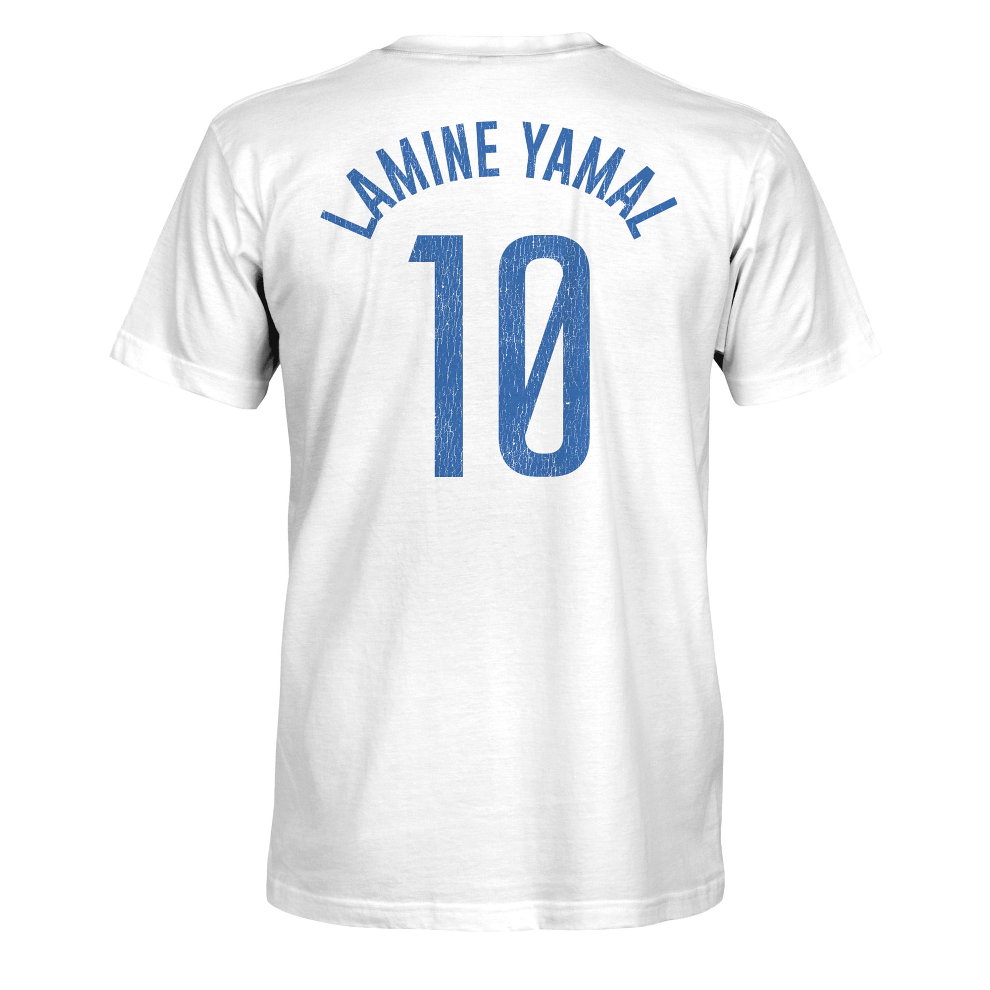Men's 1863FC Lamine Yamal White Barcelona Player T-Shirt - Walmart.com