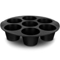 thumbnail image 1 of Molde para magdalenas de silicona para freidora de aire - Molde para muffins de freidora de aire de 3,5-5,8 L - Molde para picaduras de huevo - Moldes para hueveras antiadherentes - Molde para muffin, 1 of 5